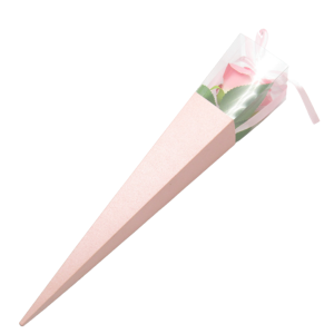 Rose Box Pink | Single Rose Packaging